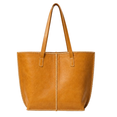 Sac Marrakech en cuir orange FAYROS