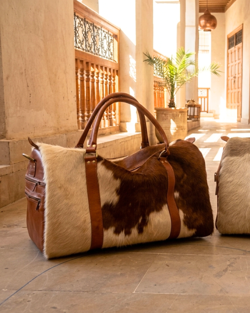 FAYROS Sac Voyage en Cuir - Prestige