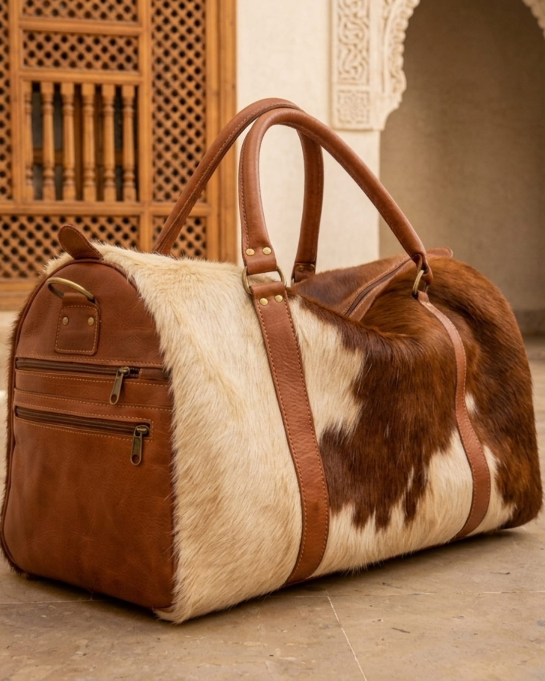 FAYROS Sac Voyage en Cuir - Prestige